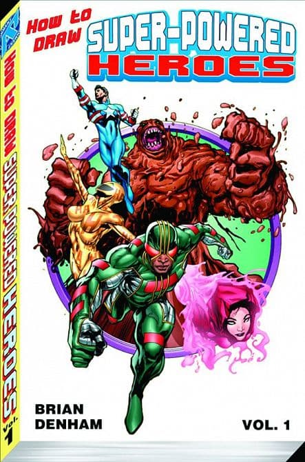 Cover Art for HOW TO DRAW SUPERPOWERED HEROES SUPERSIZE TP