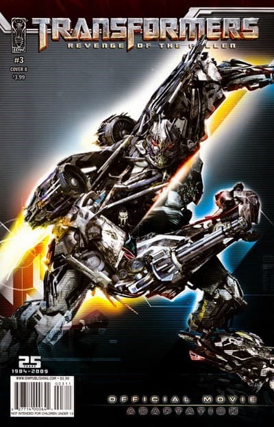 Cover Art for TRANSFORMERS REVENGE OF THE FALLEN MOVIE ADAPTION ( 2009 )