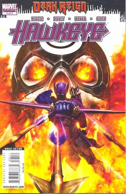 Cover Art for DARK REIGN HAWKEYE