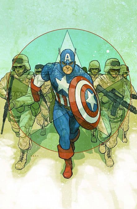 Cover Art for CAPTAIN AMERICA THEATER OF WAR TO SOLDIER ON