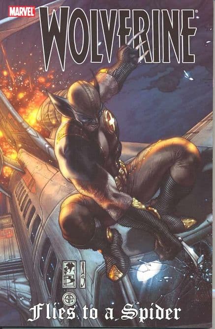 Cover Art for WOLVERINE TP FLIES TO A SPIDER