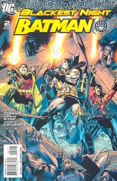 Cover Art for BLACKEST NIGHT BATMAN
