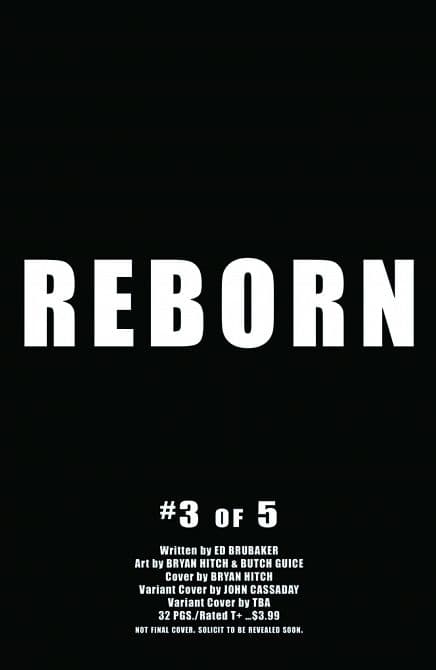 Cover von CAPTAIN AMERICA REBORN #3