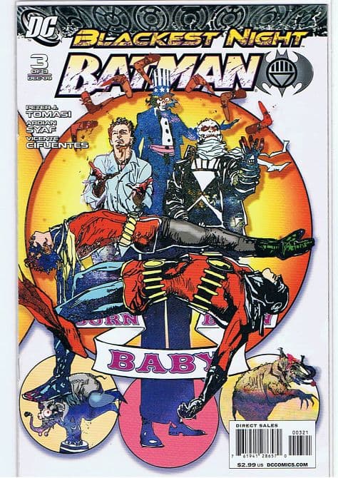 Cover Art for BLACKEST NIGHT BATMAN