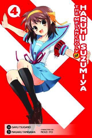 Cover Art for MELANCHOLY OF HARUHI SUZUMIYA GN VOL 04