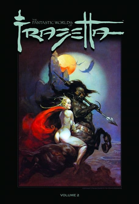 Cover Art for FANTASTIC WORLDS OF FRANK FRAZETTA HC VOL 02