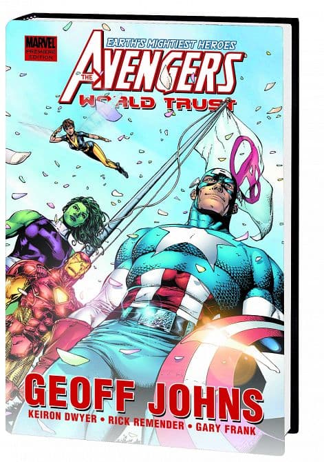 Cover Art for AVENGERS WORLD TRUST PREM HC