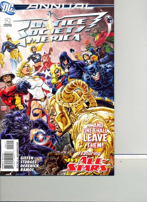 Cover Art for JUSTICE SOCIETY OF AMERICA ANNUAL