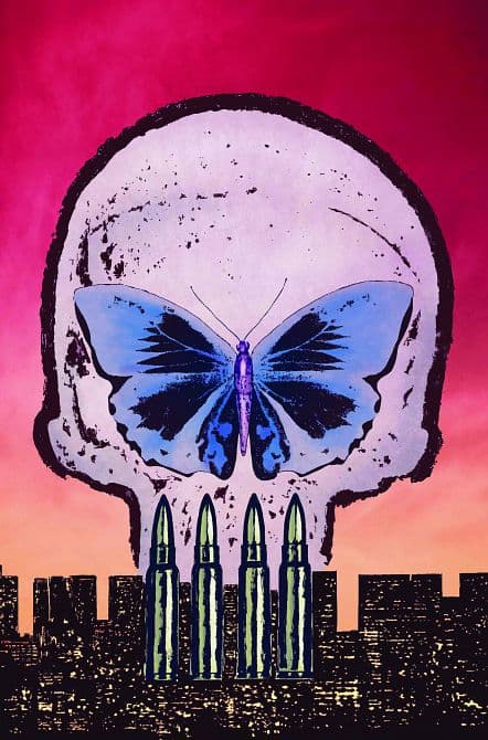 Cover Art for PUNISHER MAX BUTTERFLY
