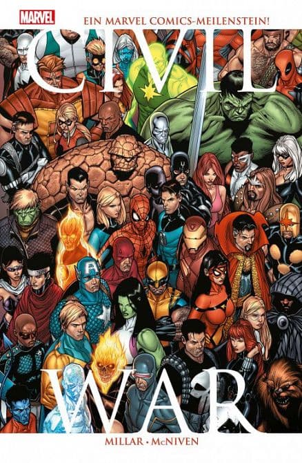 Cover Art for CIVIL WAR PAPERBACK ( dt )