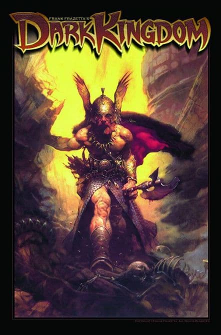 Cover Art for FRANK FRAZETTAS DARK KINGDOM HC