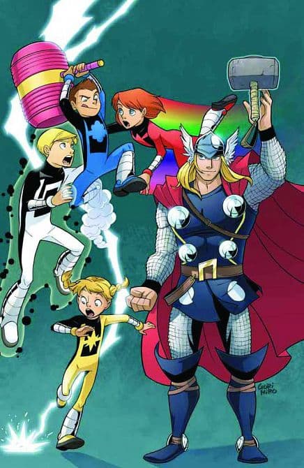 Cover Art for THOR AND WARRIORS FOUR