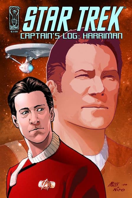 Cover Art for STAR TREK CAPTAINS LOG HARRIMAN