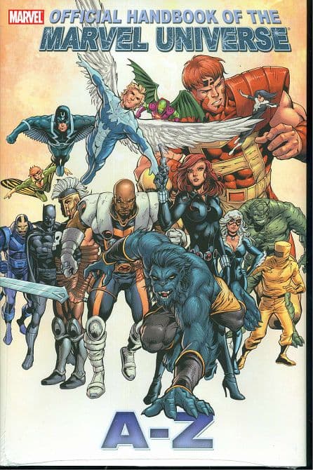 Cover Art for OFFICIAL HANDBOOK OF THE MARVEL UNIVERSE A TO Z PREM HC VOL 01