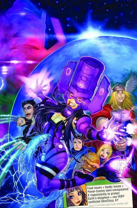 Cover Art for GALACTA DAUGHTER OF GALACTUS
