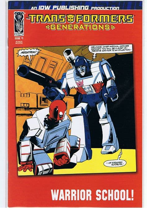 Cover Art for TRANSFORMERS GENERATIONS ( IDW )