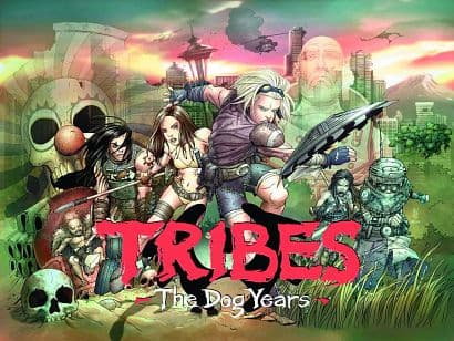 Cover Art for TRIBES DOG YEARS GN