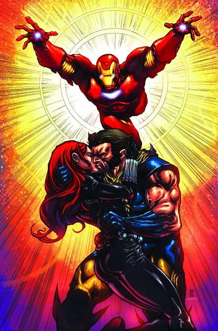 Cover Art for IRON MAN KISS AND KILL