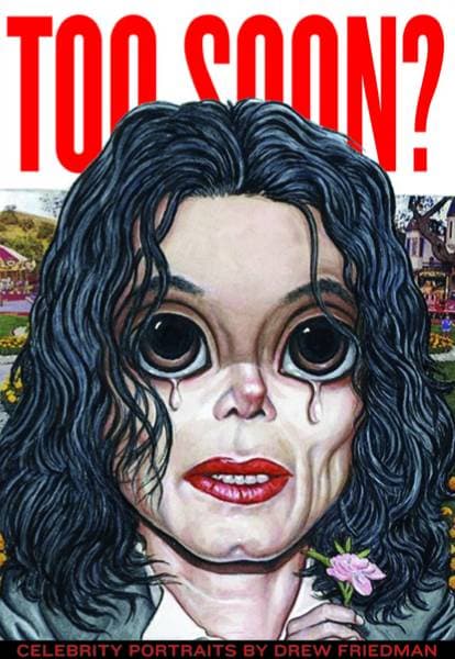 Cover Art for TOO SOON CELEBRITY PORTRAITS HC