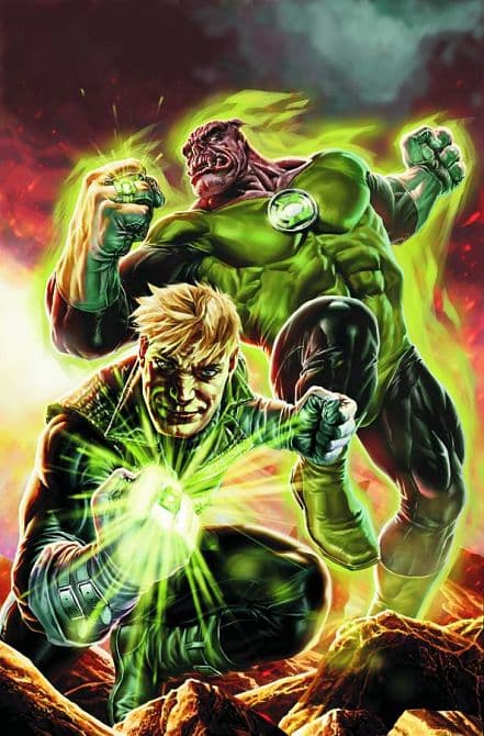Cover Art for GREEN LANTERN EMERALD WARRIORS