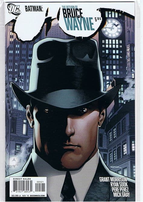 Cover Art for BATMAN RETURN OF BRUCE WAYNE