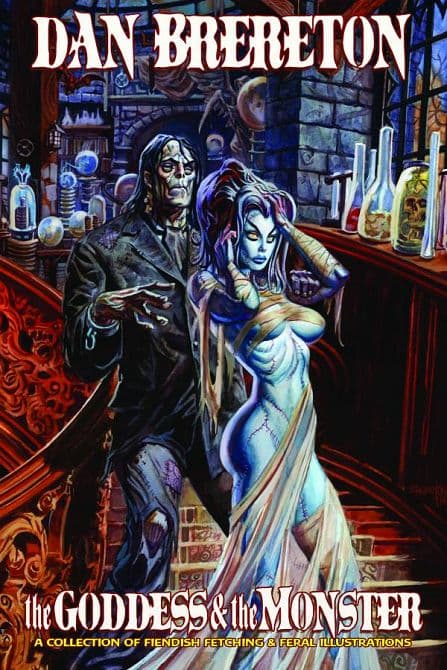 Cover Art for DAN BRERETON THE GODDESS & THE MONSTER HC
