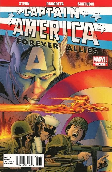 Cover Art for CAPTAIN AMERICA FOREVER ALLIES