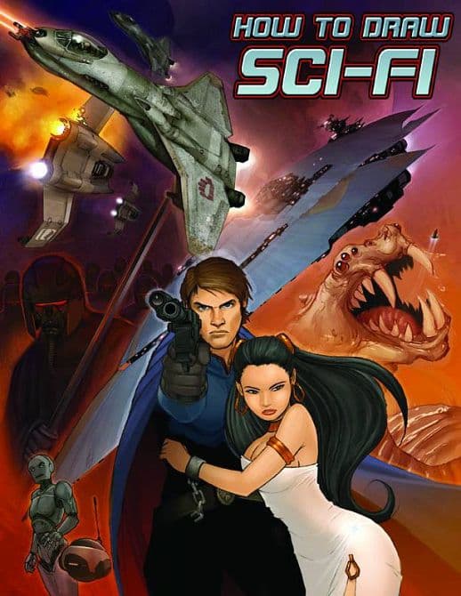 Cover Art for HOW TO DRAW SCIFI SUPERSIZE TP