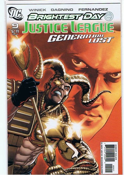 Cover Art for JUSTICE LEAGUE GENERATION LOST