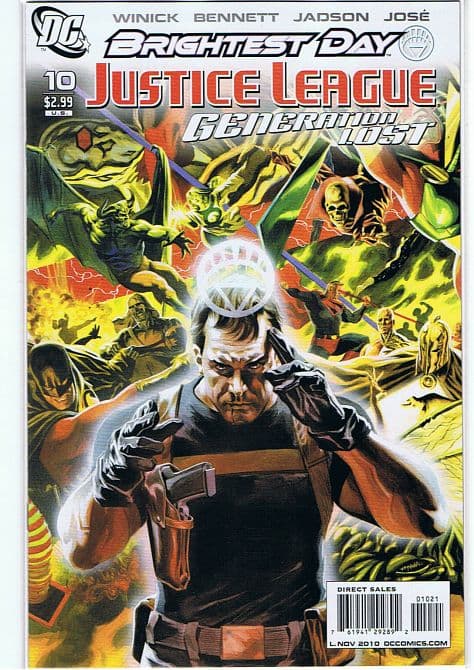 Cover Art for JUSTICE LEAGUE GENERATION LOST