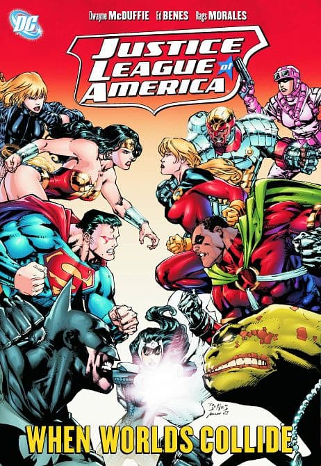 Cover Art for JUSTICE LEAGUE OF AMERICA WHEN WORLDS COLLIDE TP