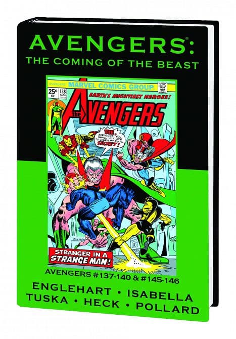 Cover Art for AVENGERS COMING OF BEAST PREM HC DM VAR ED 56