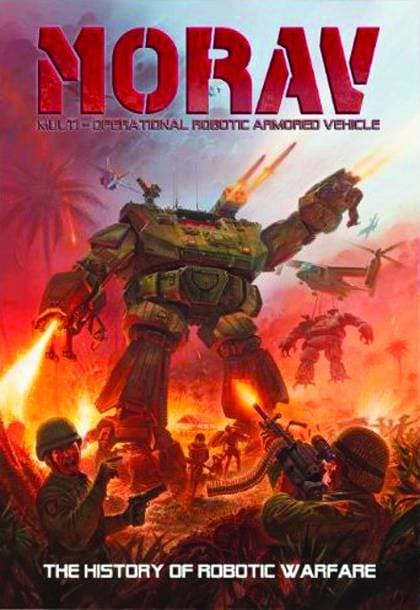 Cover Art for MORAV HISTORY OF ROBOTIC WARFARE GN