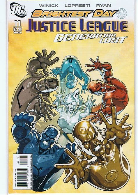 Cover Art for JUSTICE LEAGUE GENERATION LOST