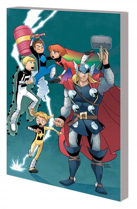 Cover Art for THOR AND WARRIORS FOUR TP DIGEST