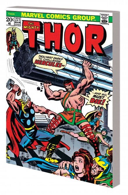Cover Art for THOR VS HERCULES TP