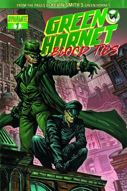 Cover Art for GREEN HORNET BLOOD TIES