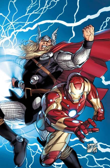 Cover Art for IRON MAN THOR