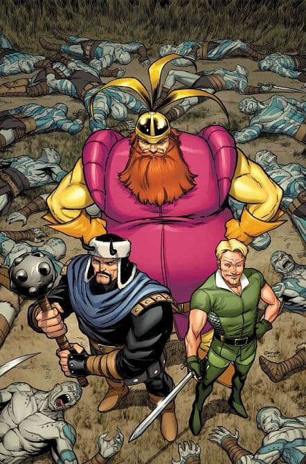 Cover Art for WARRIORS THREE