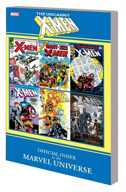 Cover Art for UNCANNY X-MEN OFF INDEX MARVEL UNIVERSE GN TP
