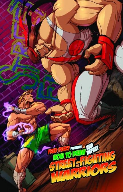 Cover Art for HOW TO DRAW & DEFEAT STREETFIGHTING WARRIORS SUPERSIZE TP