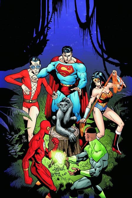 Cover Art for DC COMICS PRESENTS JLA