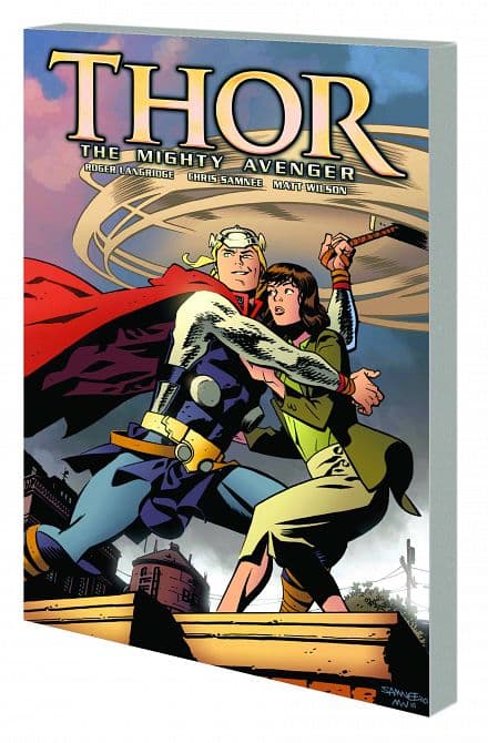 Cover Art for THOR MIGHTY AVENGER GN TP VOL 01 GOD WHO FELL INTO EARTH