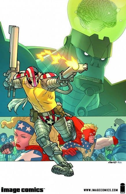 Cover Art for SUPERPATRIOT AMERICAS FIGHTING FORCE TP