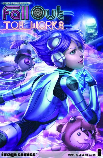 Cover Art for FALL OUT TOY WORKS VOL 01 TIFFANY BLUES TP