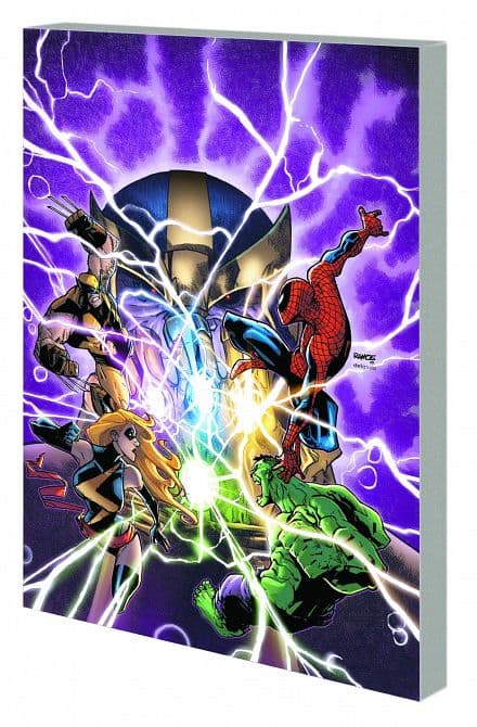 Cover Art for AVENGERS & INFINITY GAUNTLET GN TP