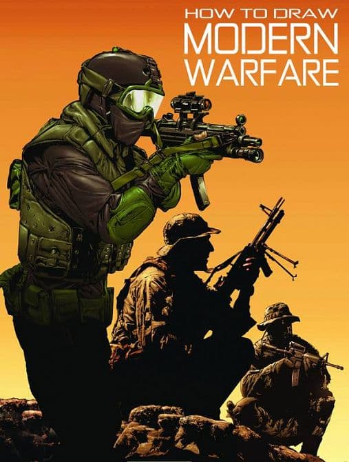 Cover Art for HOW TO DRAW MODERN WARFARE TP