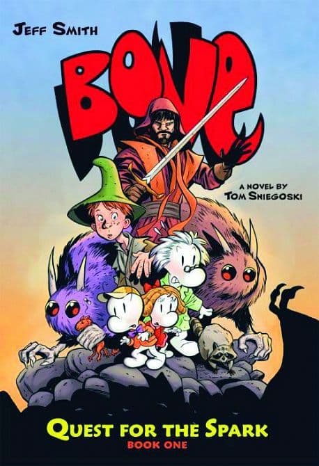 Cover Art for BONE QUEST FOR SPARK SC NOVEL BOOK 01