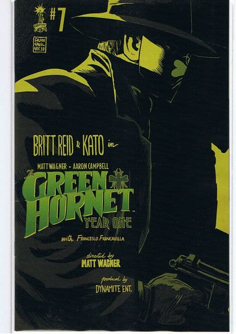 Cover Art for GREEN HORNET YEAR ONE