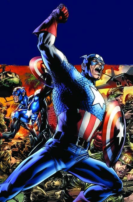 Cover Art for CAPTAIN AMERICA REBORN